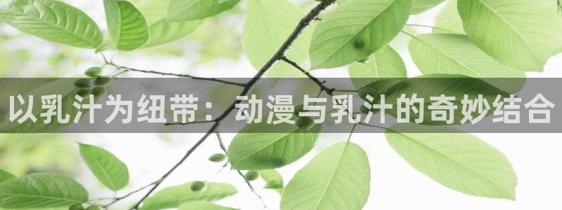 动漫之家官网人口：以乳汁为纽带：动漫与乳汁的奇妙结合